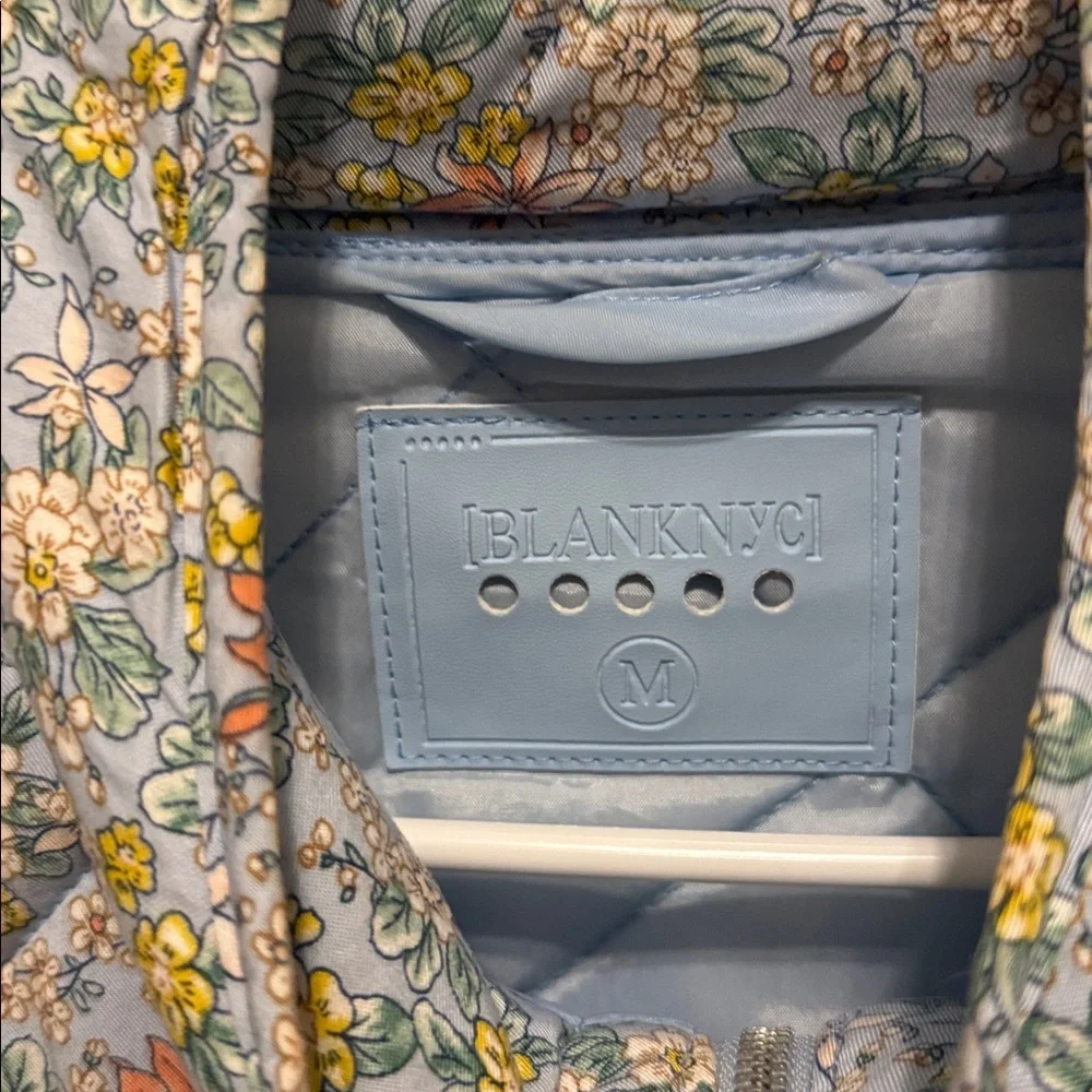 Blank NYC Floral Quilted Jacket - Picture 5 of 6